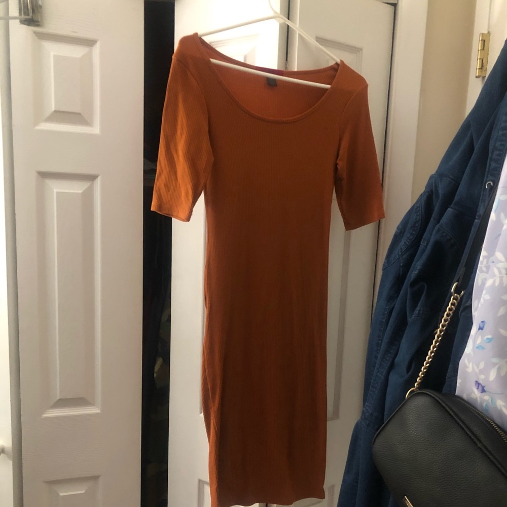 Bronze Colored Hot Topic Bodycon Dress